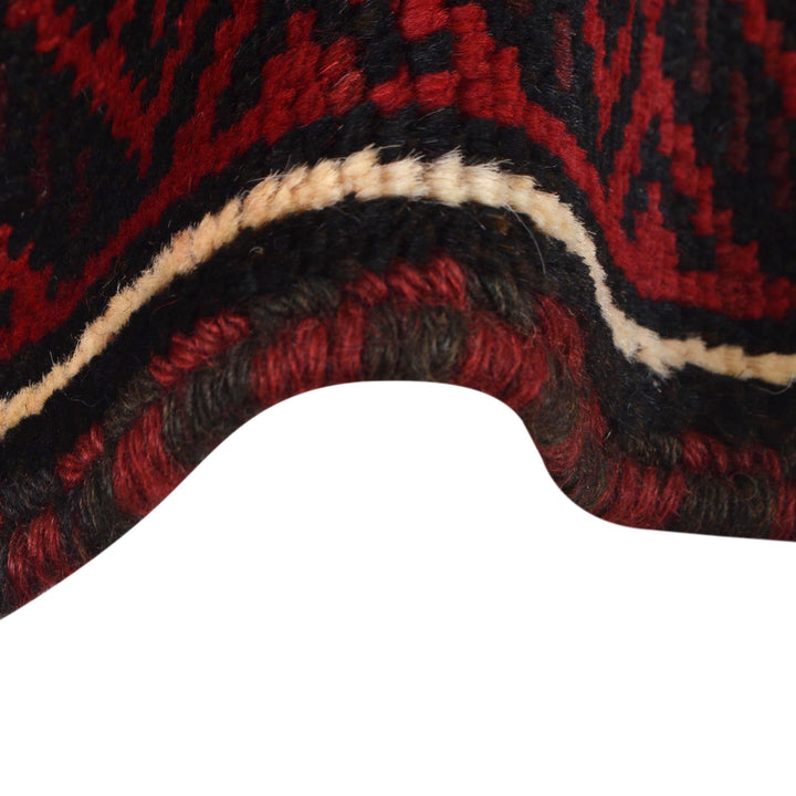 Afghan Prayer Rug 2' 9" x 4' 6" Hand-Knotted pattern