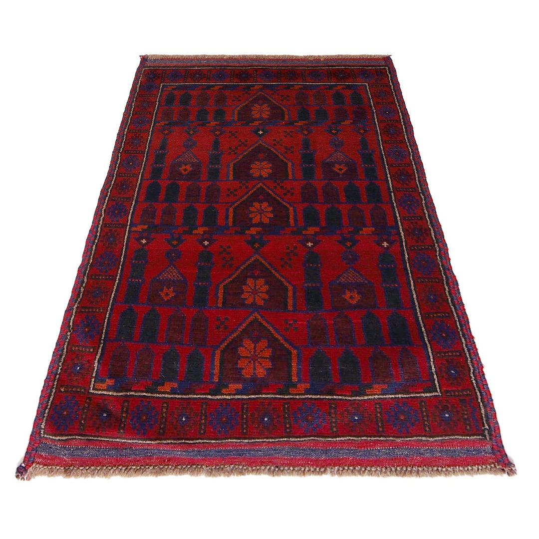 Islamic Prayer Carpet 2' 9" x 4' 5" - No. AL87203