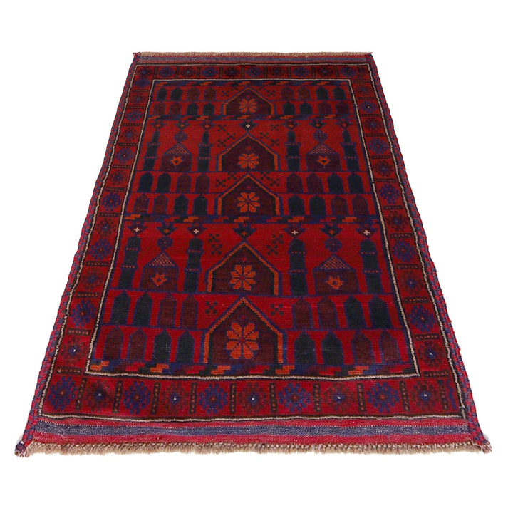 Islamic Prayer Carpet 2' 9" x 4' 5" - No. AL87203
