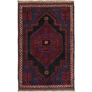 Hand Knotted Baluchi Rug 3' 0" x 4' 6" - No. AL68917