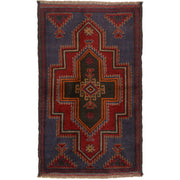 Hand Knotted Baluchi Rug 2' 8" x 4' 4" - No. AL83042
