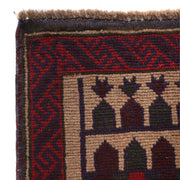 Handmade Prayer Rug 3' 1" x 4' 6" - No. AL21383