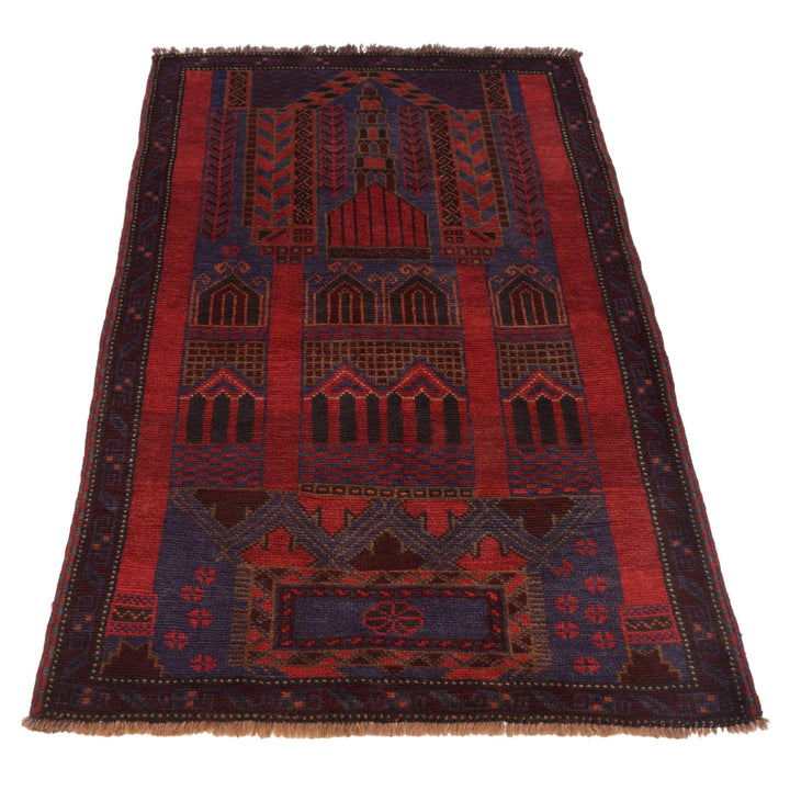 Handmade Prayer Rug 3' 0" x 4' 8" - No. AL12179