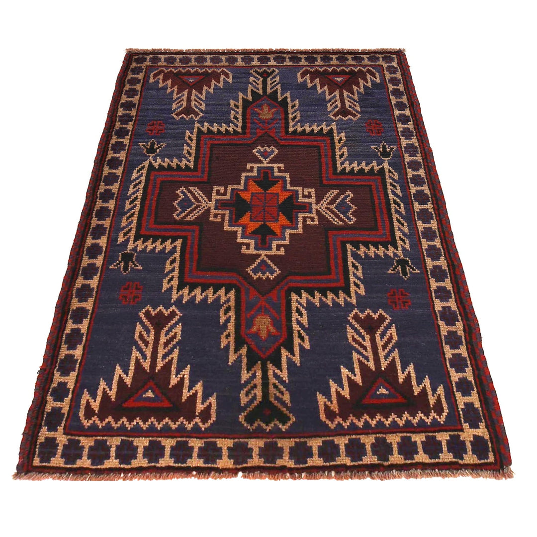 Handmade Prayer Rug 3' 2" x 4' 9" - No. AL93849