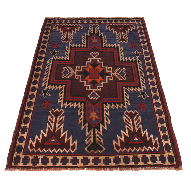 Handmade Prayer Rug 3' 2" x 4' 9" - No. AL93849