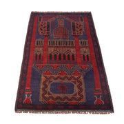 Handmade Prayer Rug 3' 0" x 4' 9" - No. AL86319