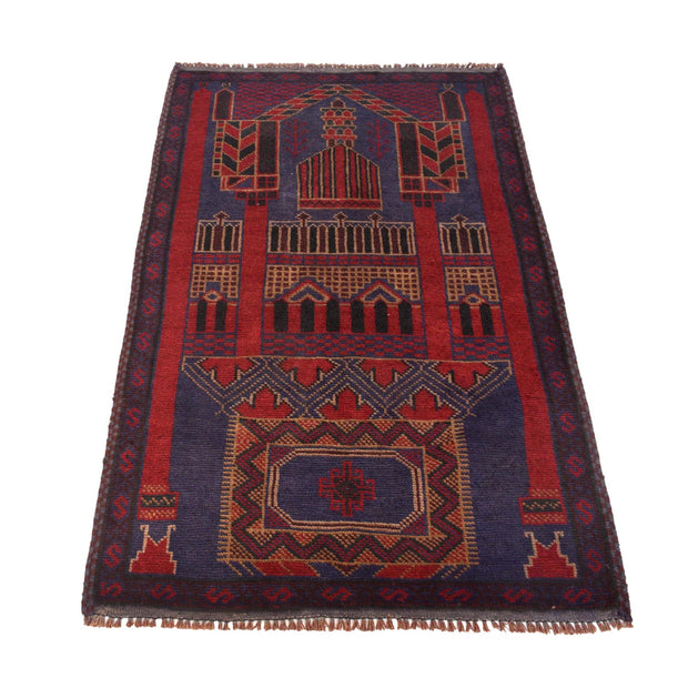 Handmade Prayer Rug 3' 0" x 4' 9" - No. AL86319