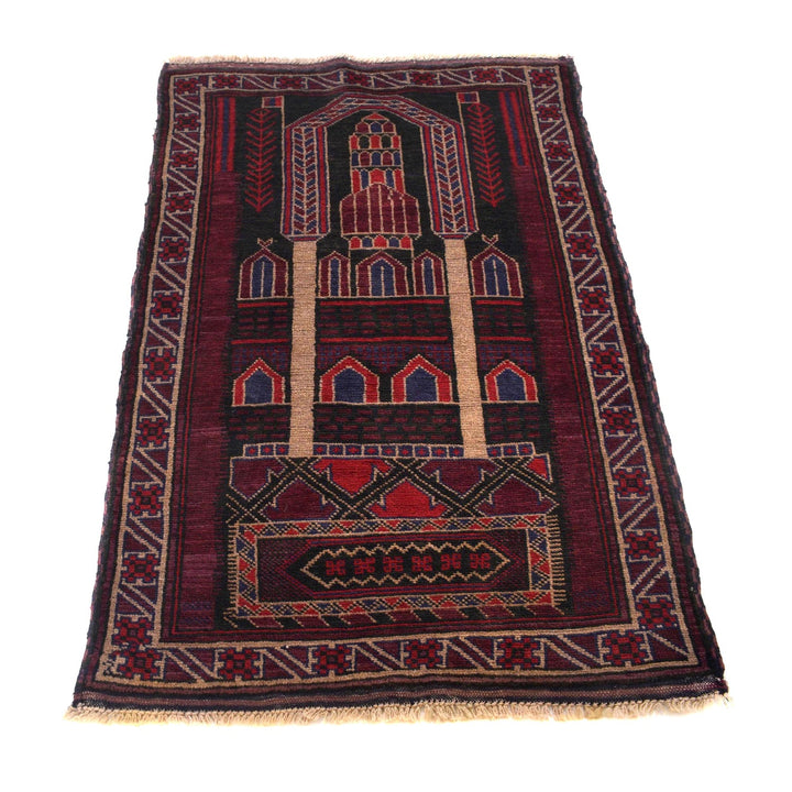 Islamic Prayer Carpet 2' 10" x 4' 4" - No. AL34461