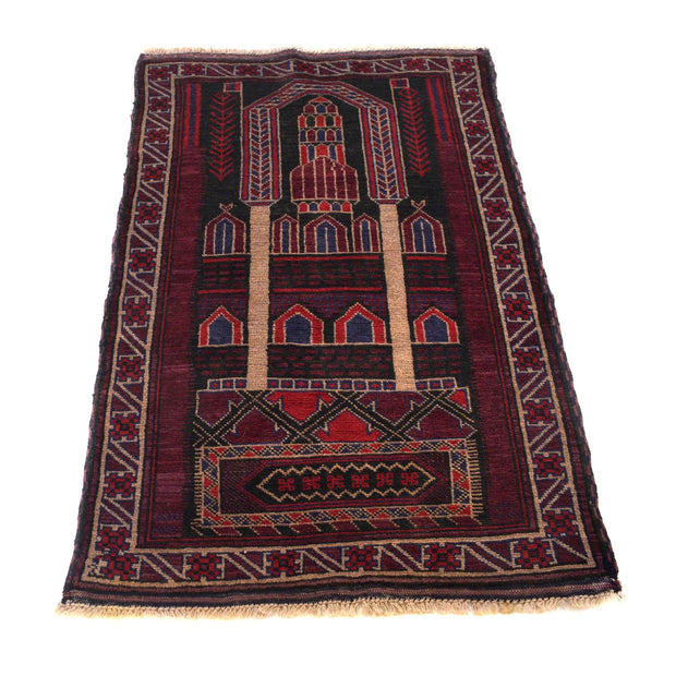 Islamic Prayer Carpet 2' 10" x 4' 4" - No. AL34461