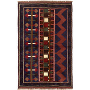 Handmade Pictorial Carpet 2' 9" x 4' 3" - No. AL83347