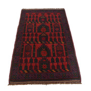 Handmade Prayer Rug 2' 9" x 4' 7" - No. AL25959