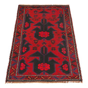 Hand Knotted Baluchi Rug 2' 9" x 4' 7" - No. AL54029