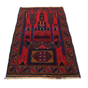 Handmade Prayer Rug 2' 11" x 4' 10" - No. AL97148