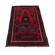 Handmade Prayer Rug 2' 11" x 4' 9" - No. AL23043
