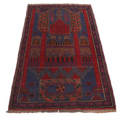 Handmade Prayer Rug 2' 10" x 4' 7" - No. AL79996