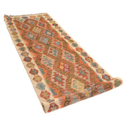 Hand Made Afghan Kilim Runner 3' 1" x 9' 11" - No. AL88661