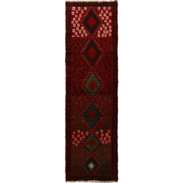 Afghan Baluchi Hallway Runner 2' 7" x 9' 3" - No. AL66216