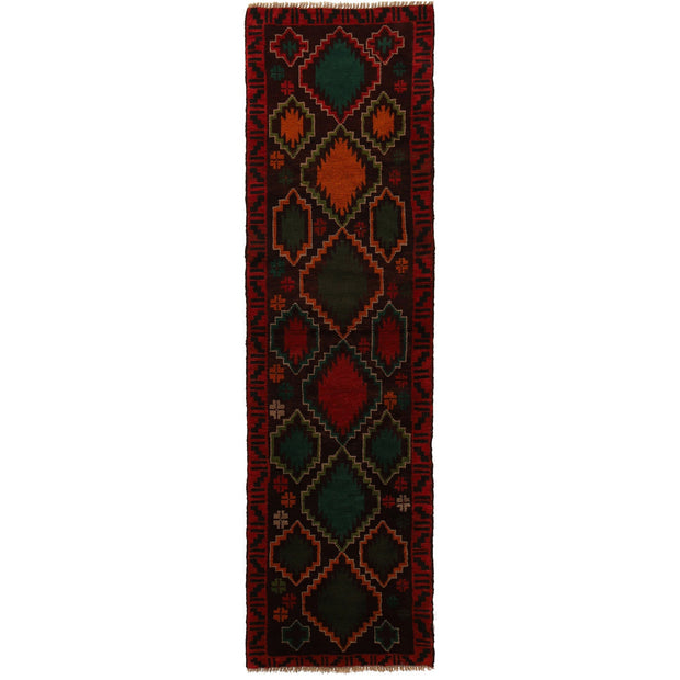 Afghan Baluchi Hallway Runner 2' 6" x 9' 3" - No. AL64681