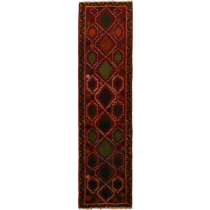 Afghan Baluchi Hallway Runner 2' 4" x 9' 6" - No. AL22540