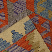 Hand Made Afghan Kilim Runner 2' 8" x 9' 9" - No. AL19446