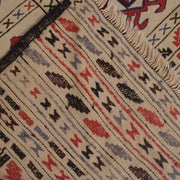 Handmade Soumak Kelim 3' 11" x 6' 2" - No. AL98191