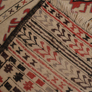 Handmade Soumak Kelim 4' 2" x 6' 4" - No. AL51188