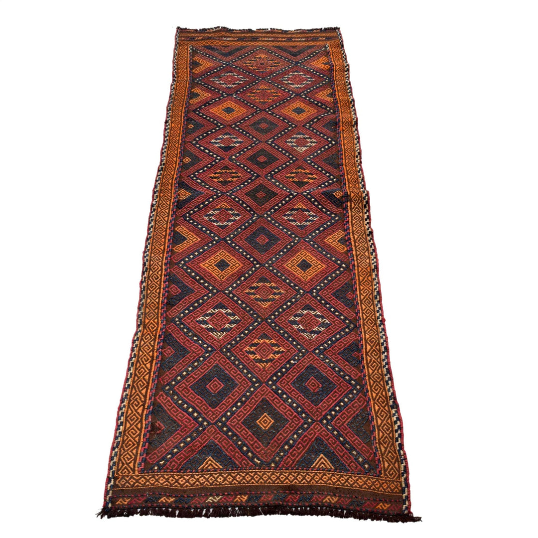 Handmade Flatweave Kilim Runner 1' 10" x 6' 7" - No. AL35596
