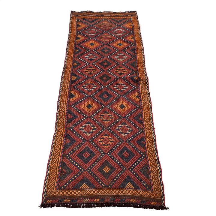 Handmade Flatweave Kilim Runner 1' 10" x 6' 7" - No. AL35596