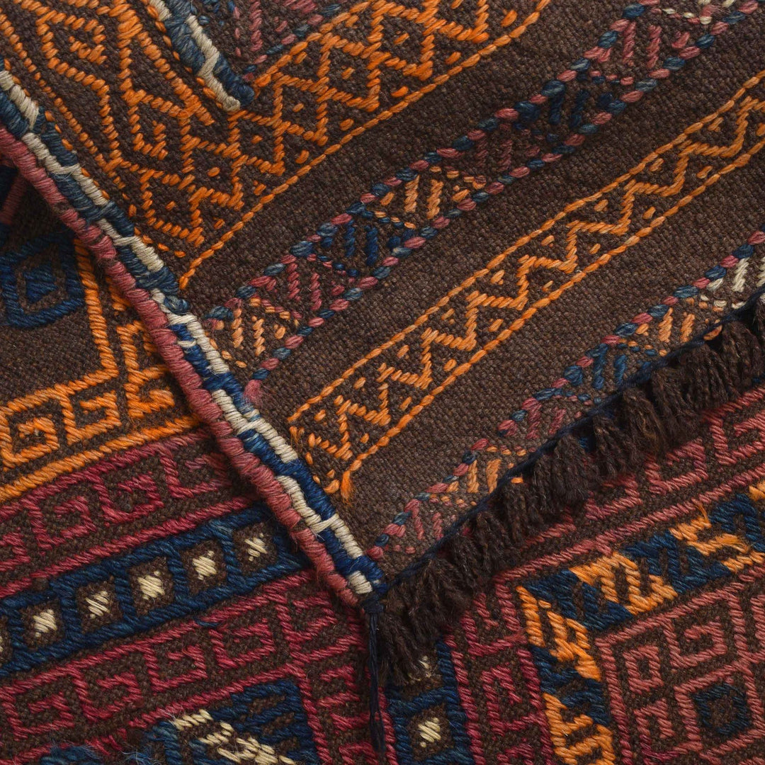 Handmade Flatweave Kilim Runner 1' 10" x 6' 7" - No. AL35596