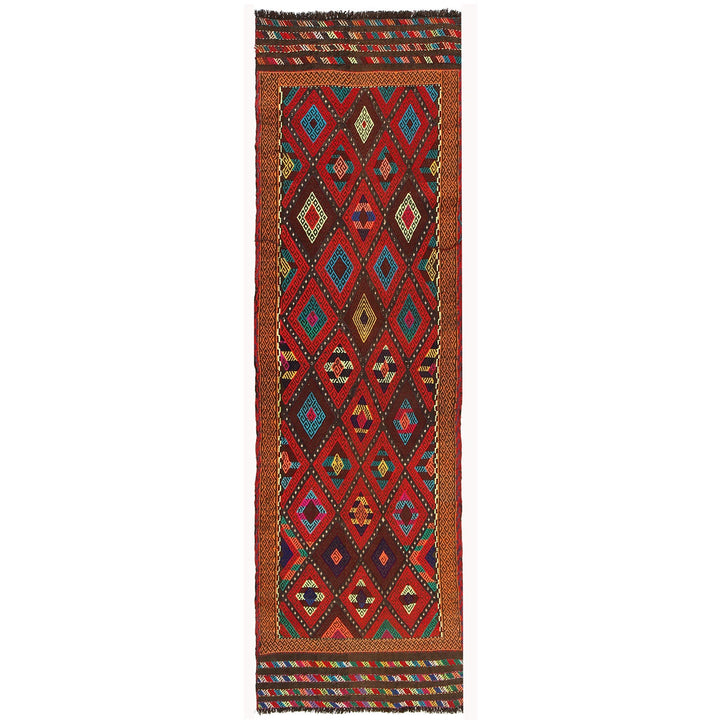 Hand Woven Flat Weave Kilim Runner 2' 2" x 7' 1" - No. AL32679