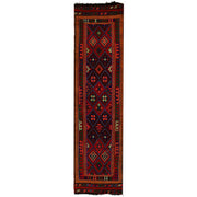 Hand Woven Flat Weave Kilim Runner 2' 3" x 9' 0" - No. AL83074
