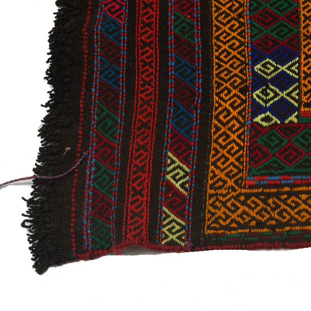 Hand Woven Flat Weave Kilim Runner 2' 3" x 9' 0" - No. AL83074