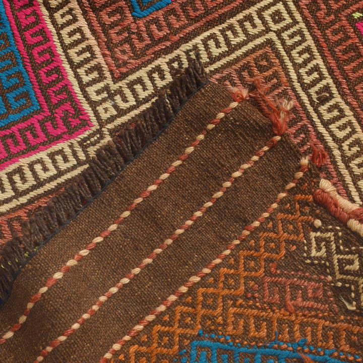 Hand Woven Flat Weave Kilim Runner 2' 9" x 9' 1" - No. AL77571