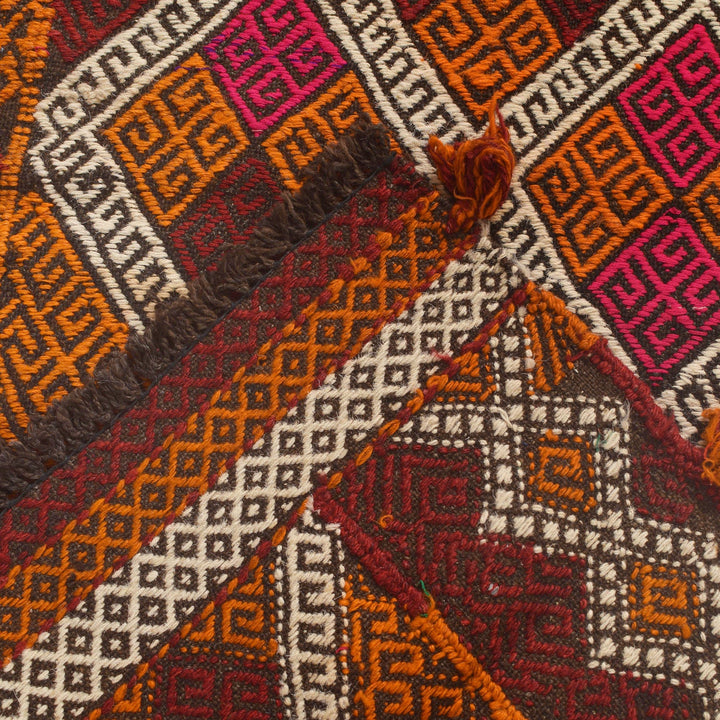 Hand Woven Flat Weave Kilim Runner 2' 5" x 10' 0" - No. AL12803