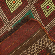 Hand Woven Flat Weave Kilim Runner 2' 4" x 9' 5" - No. AL52683