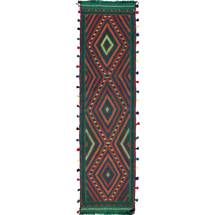 Handmade Suzani Kilim Runner 2' 1" x 8' 4" - No. AL59448
