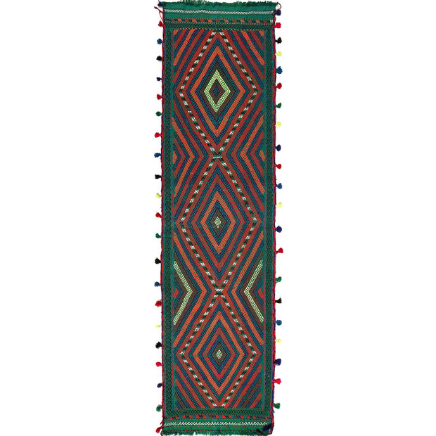 Handmade Suzani Kilim Runner 2' 1" x 8' 4" - No. AL59448