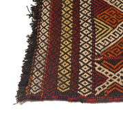 Hand Woven Flat Weave Kilim Runner 2' 4" x 10' 0" - No. AL98375