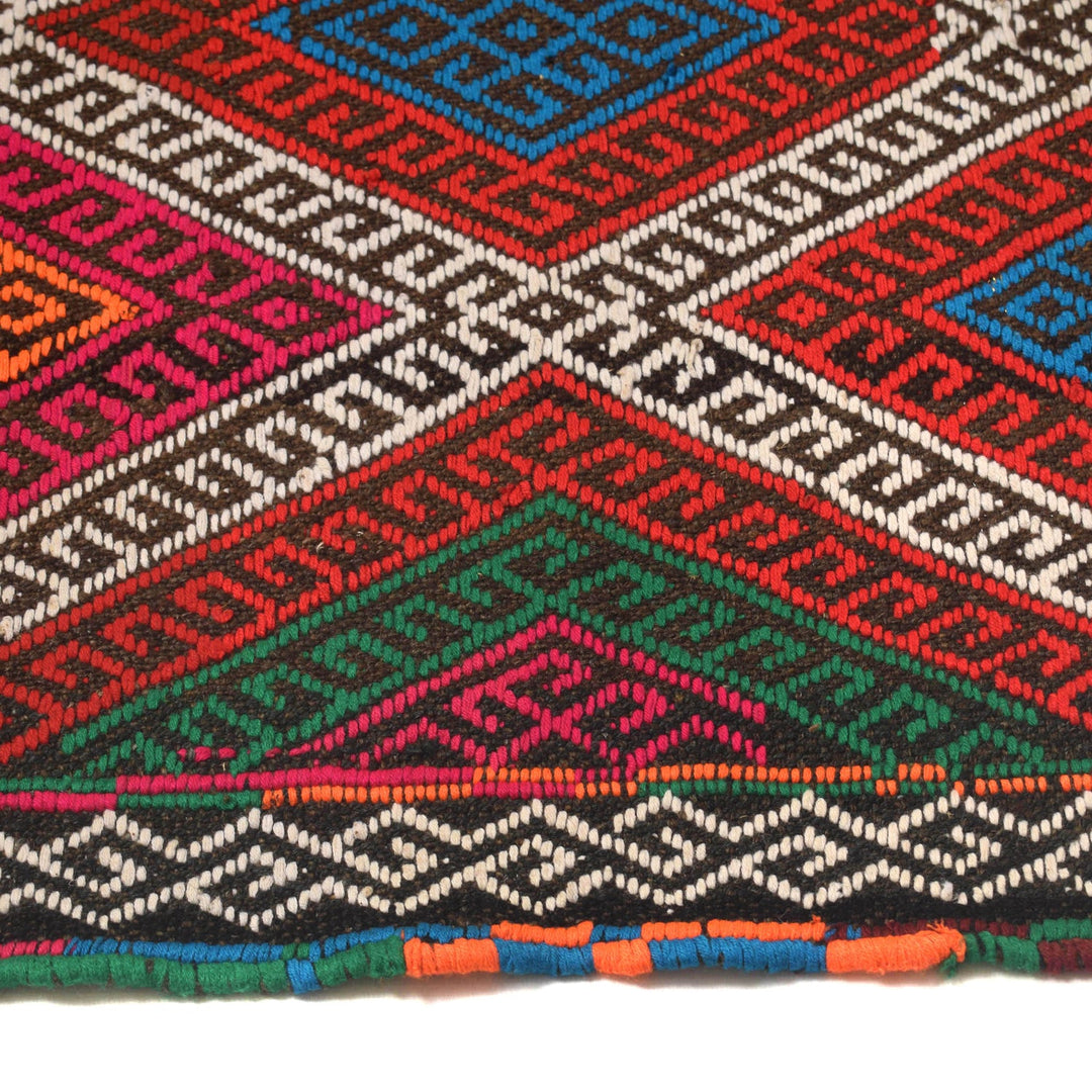Handmade Flatweave Kilim Runner 2' 5" x 10' 11" - No. AL87396