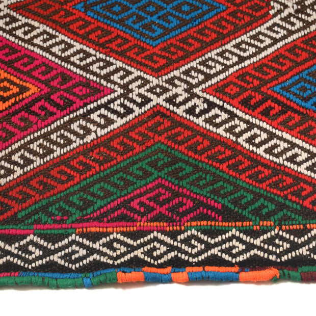 Handmade Flatweave Kilim Runner 2' 5" x 10' 11" - No. AL87396