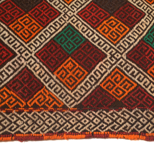 Handmade Flatweave Kilim Runner 2' 4" x 9' 8" - No. AL70557