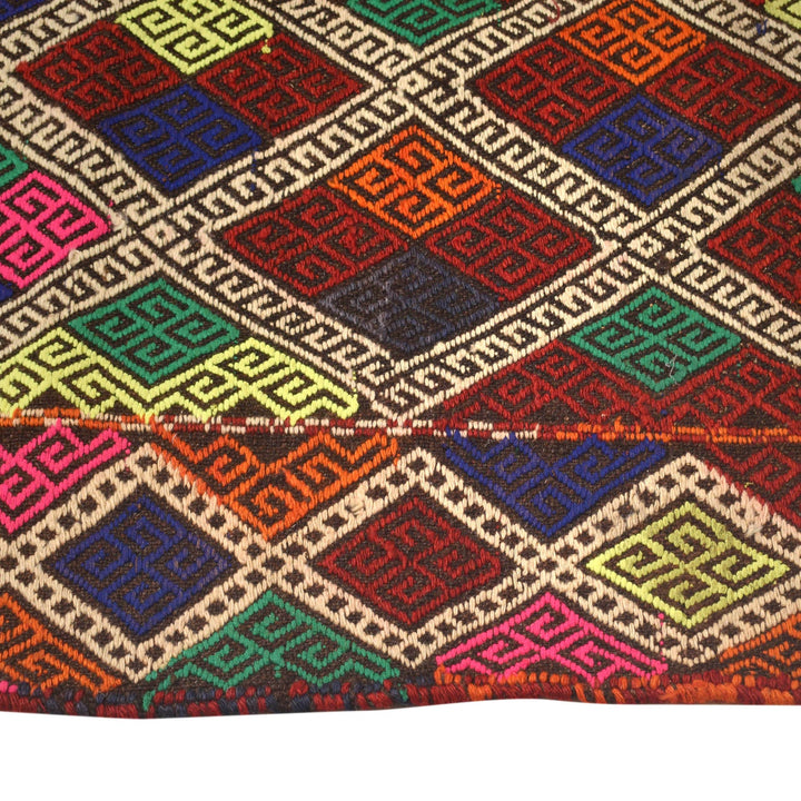 Handmade Flatweave Kilim Runner 2' 4" x 9' 11" - No. AL26932