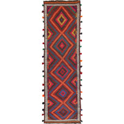 Handmade Flatweave Kilim Runner 2' 7" x 8' 11" - No. AL51342