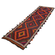 Handmade Flatweave Kilim Runner 2' 7" x 8' 11" - No. AL51342