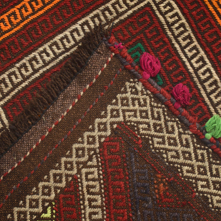 Afghan Kilim Rug 2' 2" x 9' 1" Flat-Weave | No. AL58855