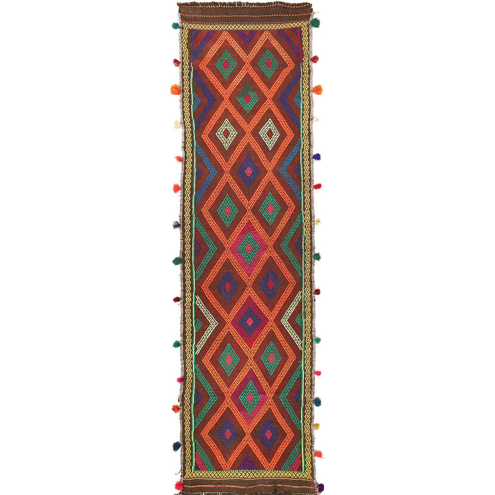 Handmade Suzani Kilim Runner 2' 4" x 8' 5" - No. AL57313