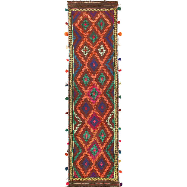 Handmade Suzani Kilim Runner 2' 4" x 8' 5" - No. AL57313