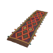 Handmade Suzani Kilim Runner 2' 4" x 8' 5" - No. AL57313