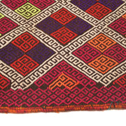 Tribal Afghan Suzani Kilim Runner 2' 6" x 9' 3" - No. AL25618