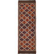 Tribal Afghan Suzani Kilim Runner 2' 11" x 9' 3" - No. AL16801